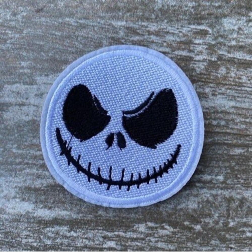 Jack Skeleton iron on patch